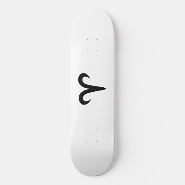 Skateboard Aries Black (Anverso)