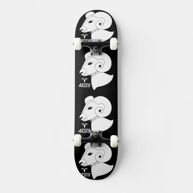 Skateboard Aries Silhouette (Anverso)