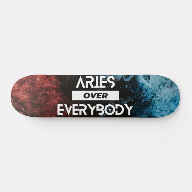 Skateboard Aries Zodiac moderno (Horz)
