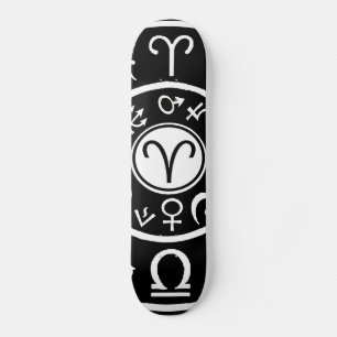 Skateboard Aries Zodiaco Celestial