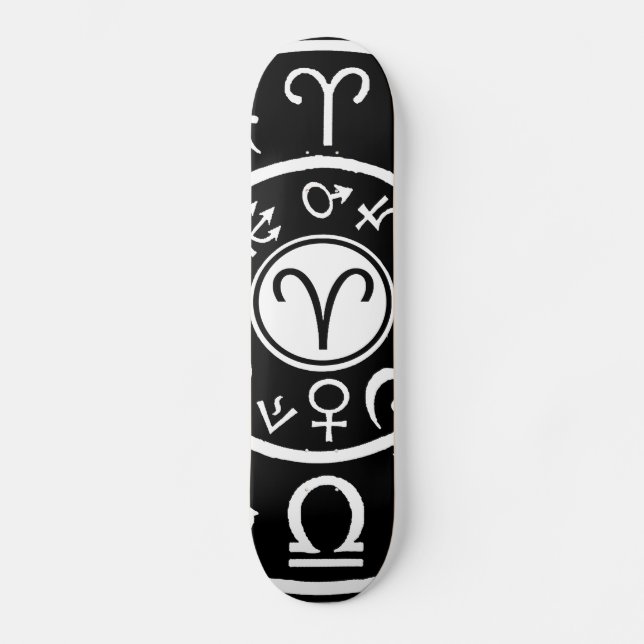 Skateboard Aries Zodiaco Celestial (Anverso)