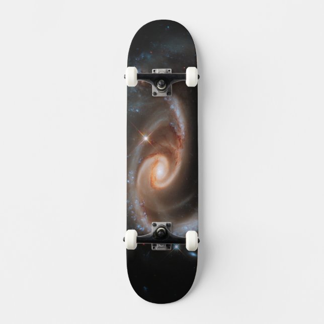 Skateboard Arp 273 Interactuando Galaxias En Andromeda. (Anverso)