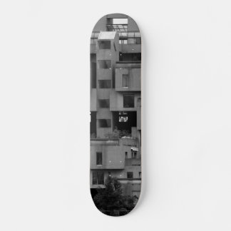 Skateboard Arquitectura en blanco y negro 