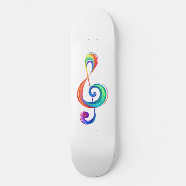 Skateboard Arroyo arcoiris estratificado (Anverso)