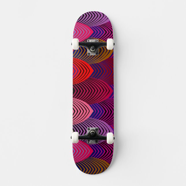 Skateboard Art Deco Arches (Anverso)