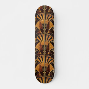Skateboard Art Nouveau, art deco, vintage, colores de varios 