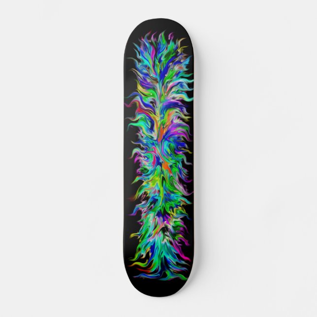 Skateboard Artdeco al estilo Regenbogen (Anverso)