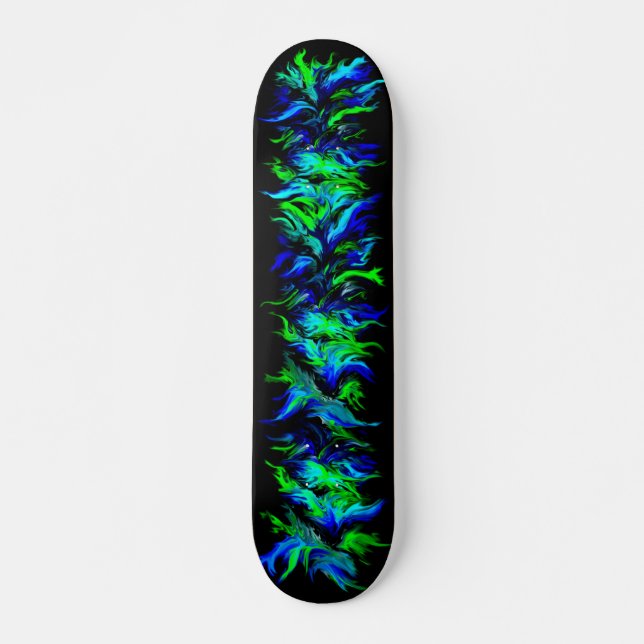 Skateboard Artdeco de patinaje al estilo Regenbogen (Anverso )