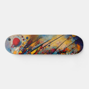 Skateboard Arte abstracto