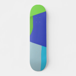 Skateboard arte abstracto colorido moderno