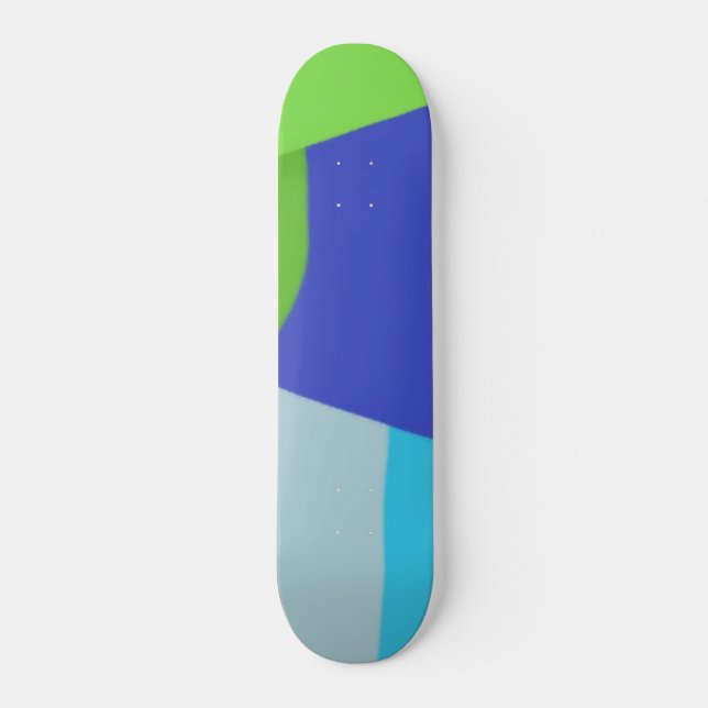 Skateboard arte abstracto colorido moderno (Anverso )
