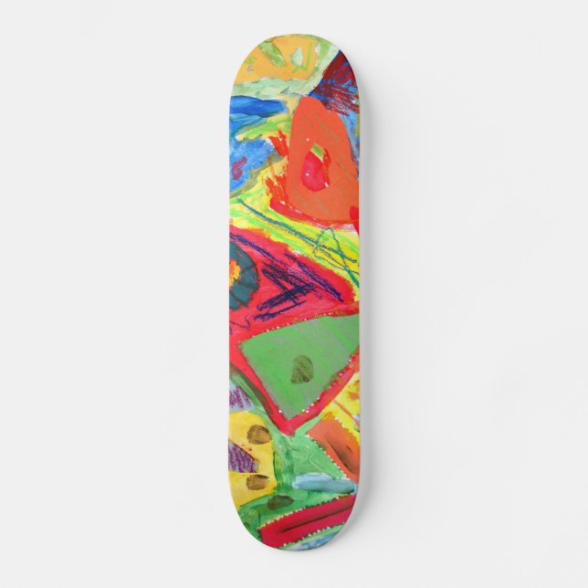 Skateboard Arte abstracto de Kandinsky (Anverso)