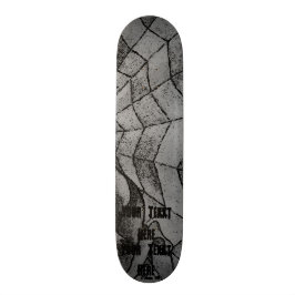 Skateboard arte abstracto de la telaraña blanco y negro del