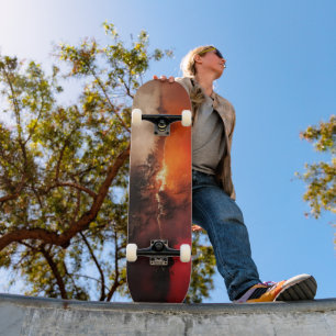 Skateboard Arte abstracto Furia Desenfrenada