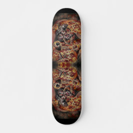 Skateboard Arte abstracto gráfico de Pizza deathtrampa 