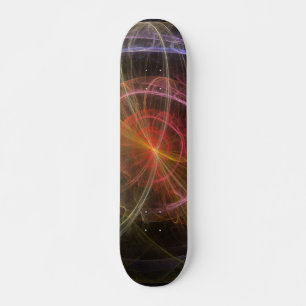 Skateboard Arte abstracto nuevo mundo