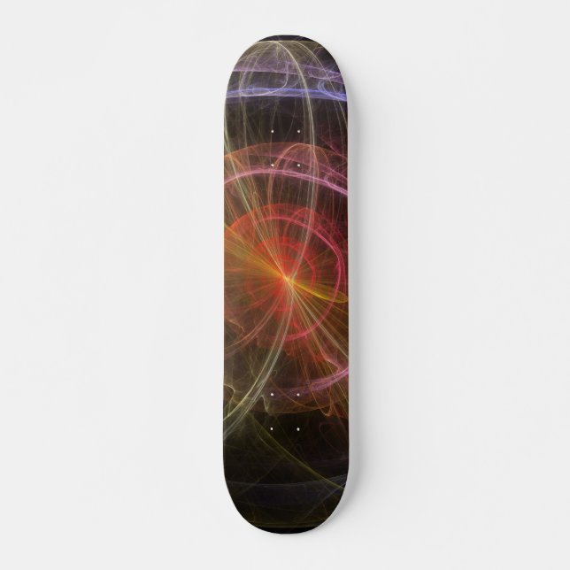 Skateboard Arte abstracto nuevo mundo (Anverso )