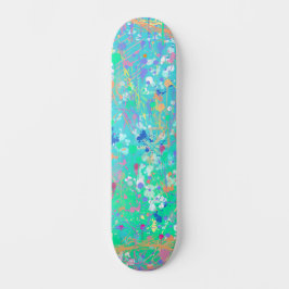 Skateboard Arte abstracto: pequeñas criaturas marinas 