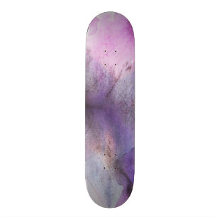 Skateboard arte abstracto púrpura del cubismo inconsútil