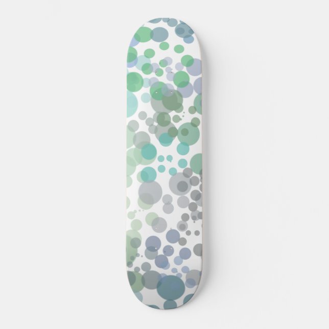 Skateboard Arte acuarela de gotas de agua de pulverización oc (Anverso)