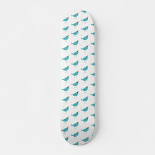 Skateboard Arte adorable y caprichoso de aves y naturaleza