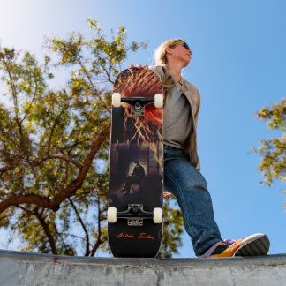 Skateboard Arte Antiguo de Nikola Tesla Voltaje Liberado