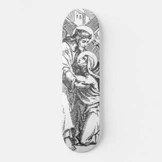 Skateboard Arte bíblico clásico
