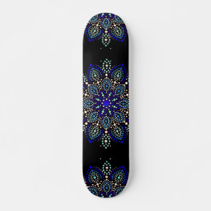 Skateboard Arte Callejero Mandala Abstracto