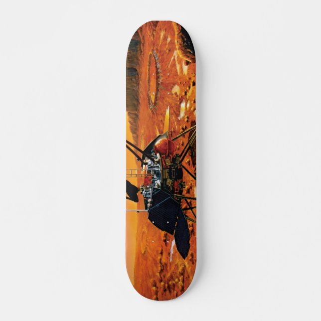 Skateboard Arte conceptual de artista de lander polar de la N (Anverso )
