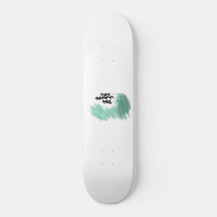 Skateboard arte de árbol verde escandinavo simple moderno men