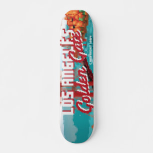 Skateboard Arte de caja de videojuego clásico de L.A Golden G