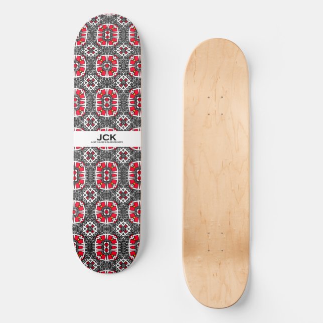 Skateboard Arte de caleidoscopio del volumen dieciséis cinco (Anverso)