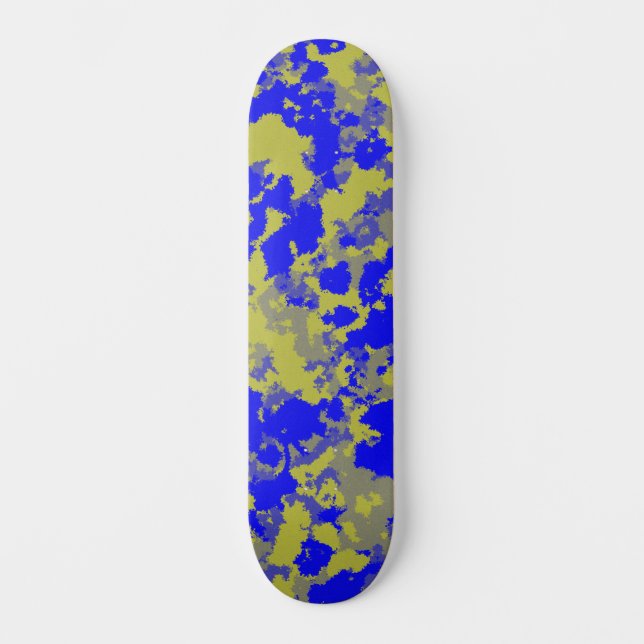 Skateboard Arte de Camuflaje Pop (Anverso)