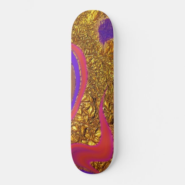 Skateboard arte de color vibratorio (Anverso)