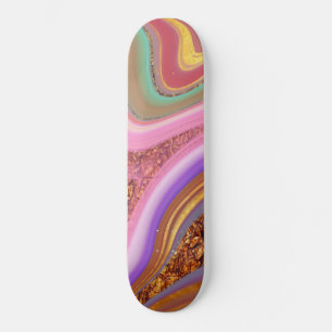Skateboard arte de color vibratorio