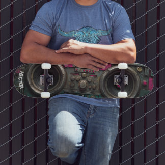 Skateboard Arte de fondo de caja de boom