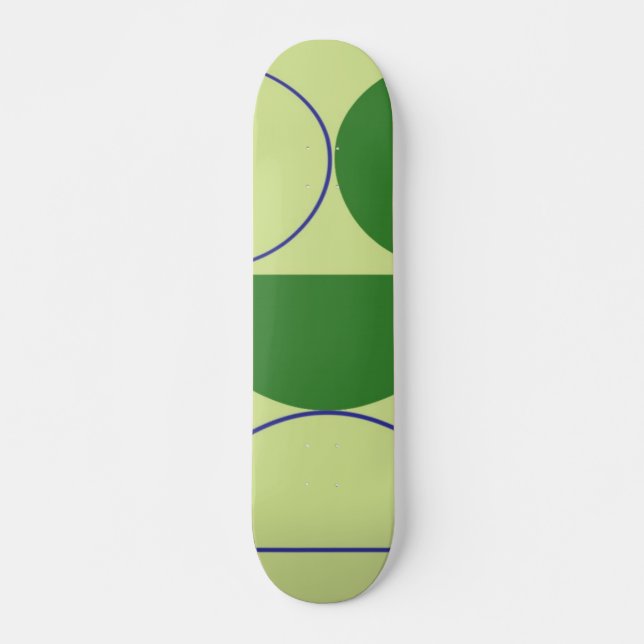 Skateboard arte de formas abstractas (Anverso )