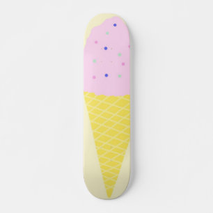 Skateboard arte de helados