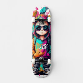 Skateboard arte de hip hop