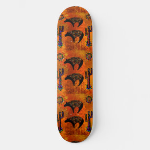 Skateboard Arte de oso del suroeste