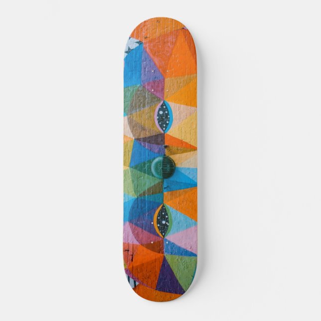 Skateboard Arte de oso urbano Arte urbano Mural del oso mural (Anverso)