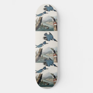 Skateboard Arte de pájaro Martín pescador cintado de Audubon 