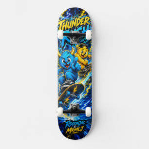 Skateboard Arte de patinaje callejero Thunder Rush Neon Light