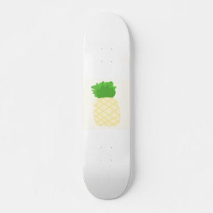 Skateboard arte de pintar piña