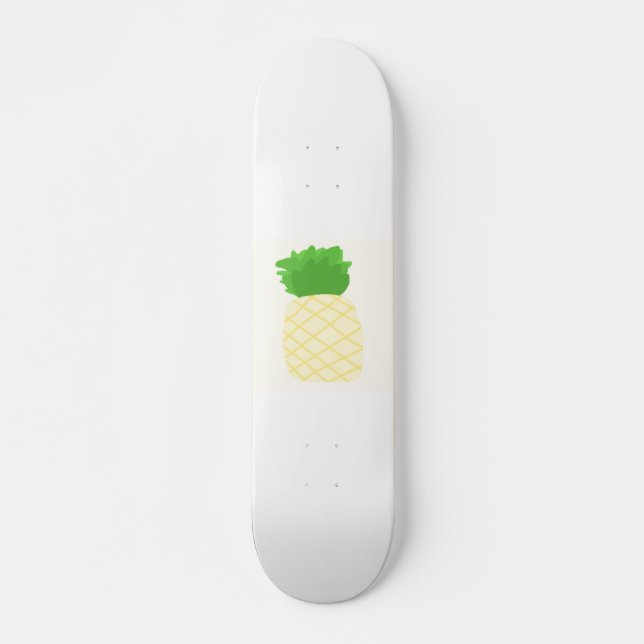 Skateboard arte de pintar piña (Anverso )