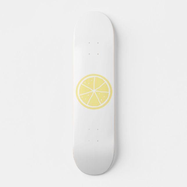 Skateboard arte de pintura naranja (Anverso )