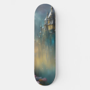 Skateboard Arte de Sueño Mágico para Amantes de la Fantasía