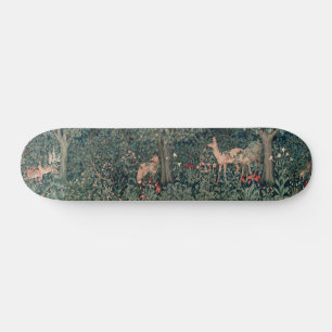 Skateboard Arte de vida silvestre de zorro de vegetación de W