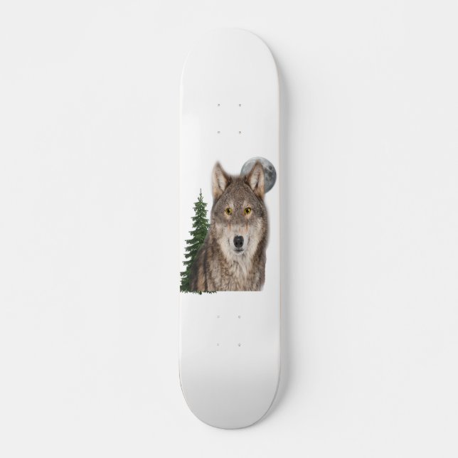 Skateboard Arte de Wolf (Anverso )