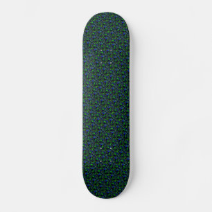 Skateboard Arte Deco Loco en Estilo Arcoíris Funky